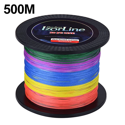 Goture IzorLine 8 Strands 500m 300m PE Braided Fishing Line Multifilament  Super Strong Cords Carp Sea Lines 29-76LB