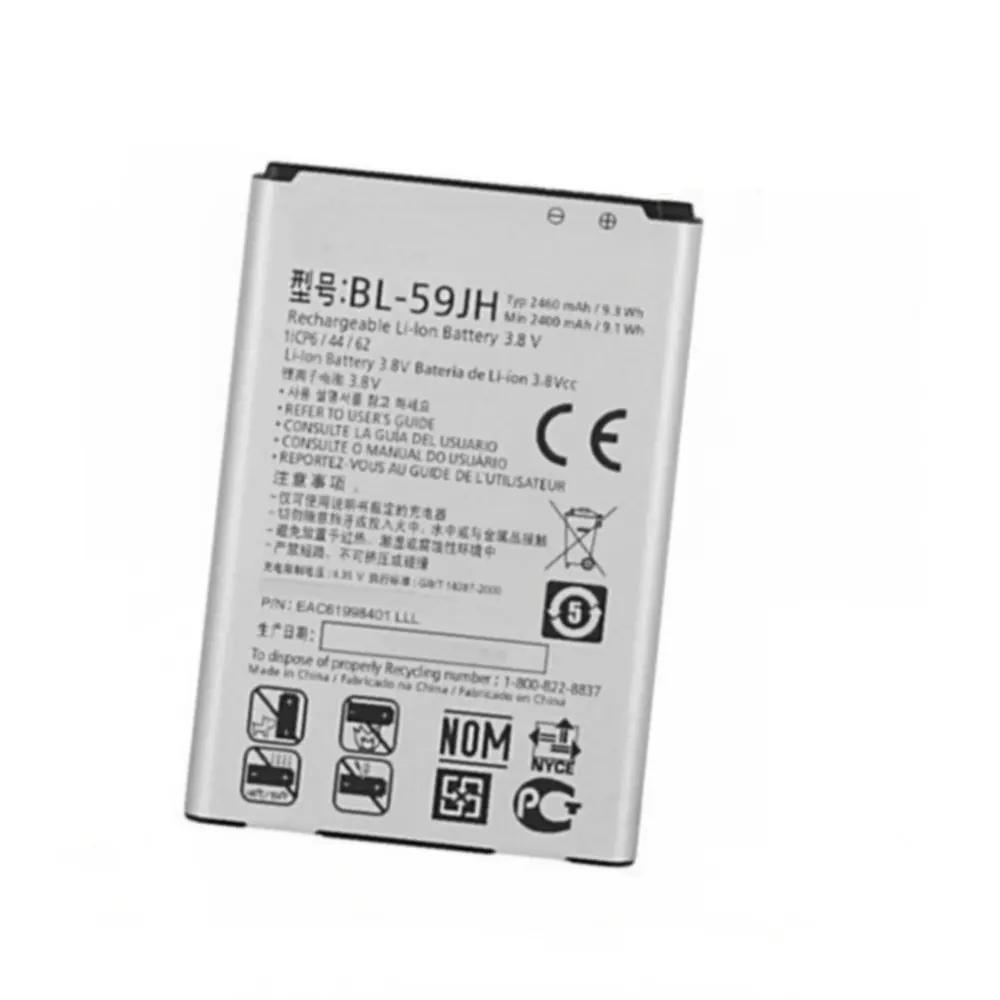 2460 мАч BL 59JH для LG Optimus F3Q D520 F5 AS870 F6 D500 Lucid2 Смартфон высокого качества запасная