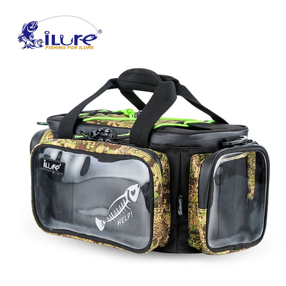

iLure Multifunction Fishing Tackle bag Outdoor Sports Shoulder Waterproof Bag Lures Box Gear