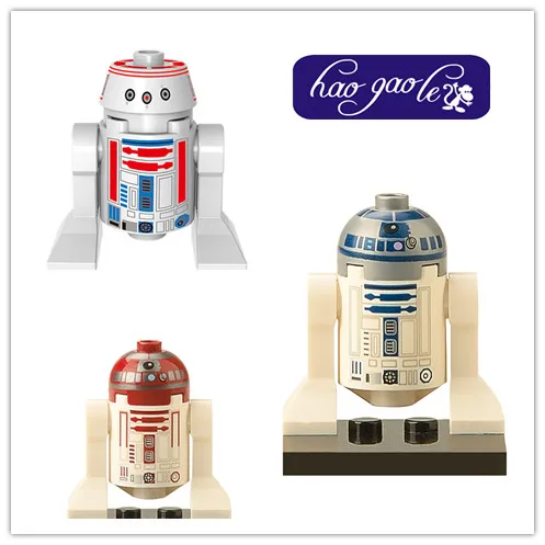 

30pcs Hao gao le 6pcs XH 331 332 528 7 R4-P17 Robot figures Building Block R4P17 Force Awakens Figures Toys