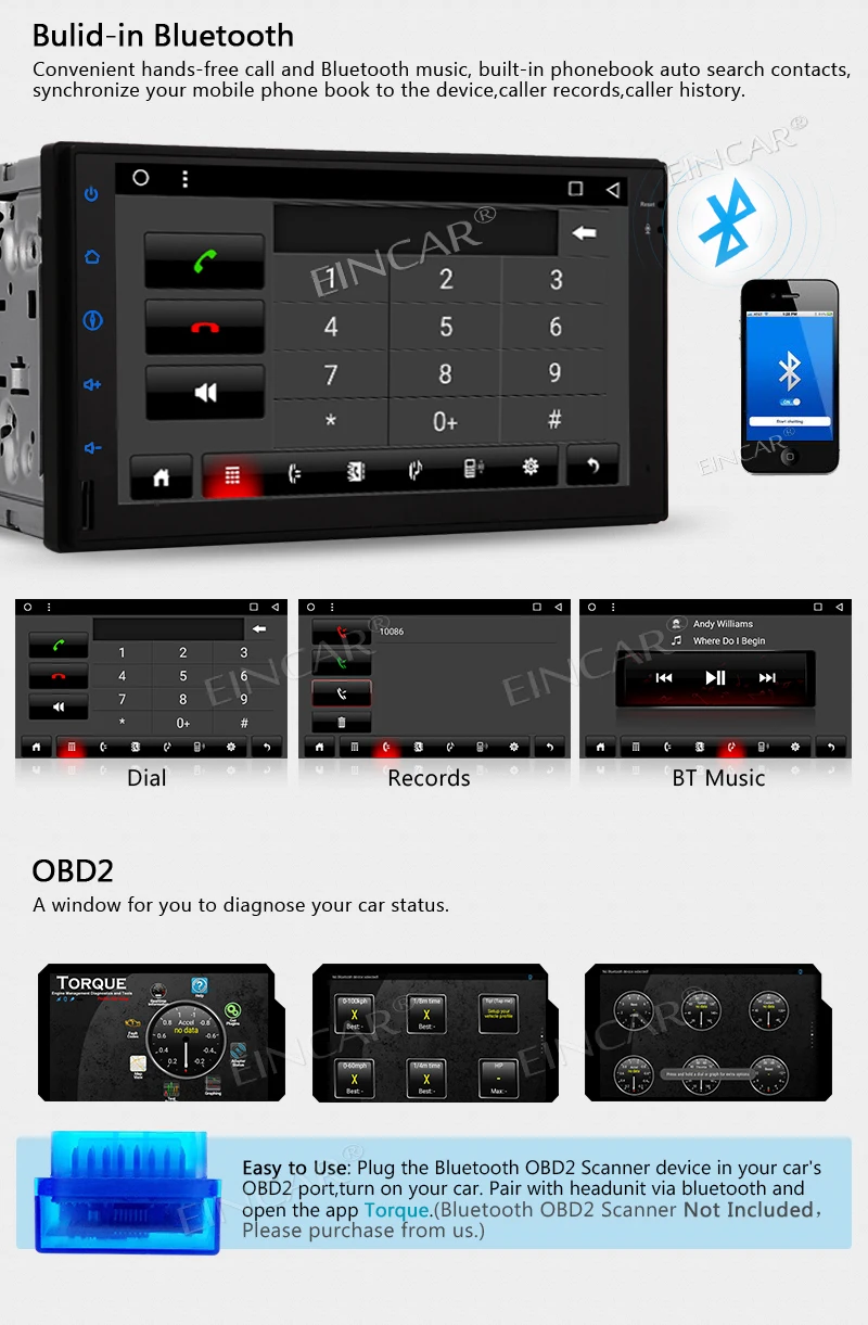 Cheap Android 7.1 Car no DVD Stereo GPS Navigation Autoadio Head Unit Bluetooth FM/AM/RDS Radio HD 1080p Video Octa Core Free Camera 5