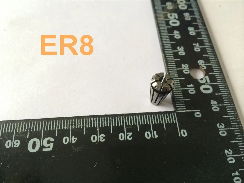 

3.175mm 1/8" ER8 Spring Collet Chuck Tool Bit Holder For CNC Milling Lathe Chuck