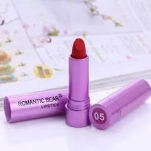 Романтический медведь Губы Макияж Водонепроницаемый длительный матовый помады Косметика 6 цветов Фирменная Новинка 480 шт./лот DHL