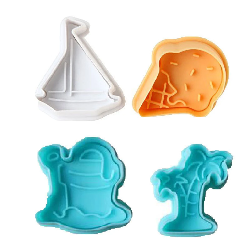 4PCS Fondant Cake Decorating Tools Cookies Mould Plunger Rectangle Cutter Molds 4PCS Fondant Cake Decorating Tools Cookies Mould Plunger Rectangle Cutter Molds