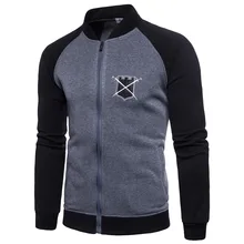 Jacket men Cool College Baseball Jacket Men 2019 Spring Fashion Design Black Sleeve Men Slim Harajuku Casual Jacket Brand Top