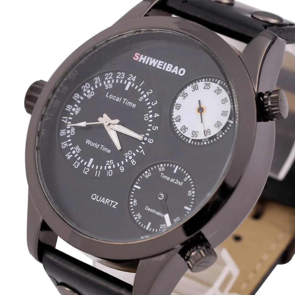 SHIWEIBAO Luxury Fashion Quality Sports Men Watch Classical Elegant