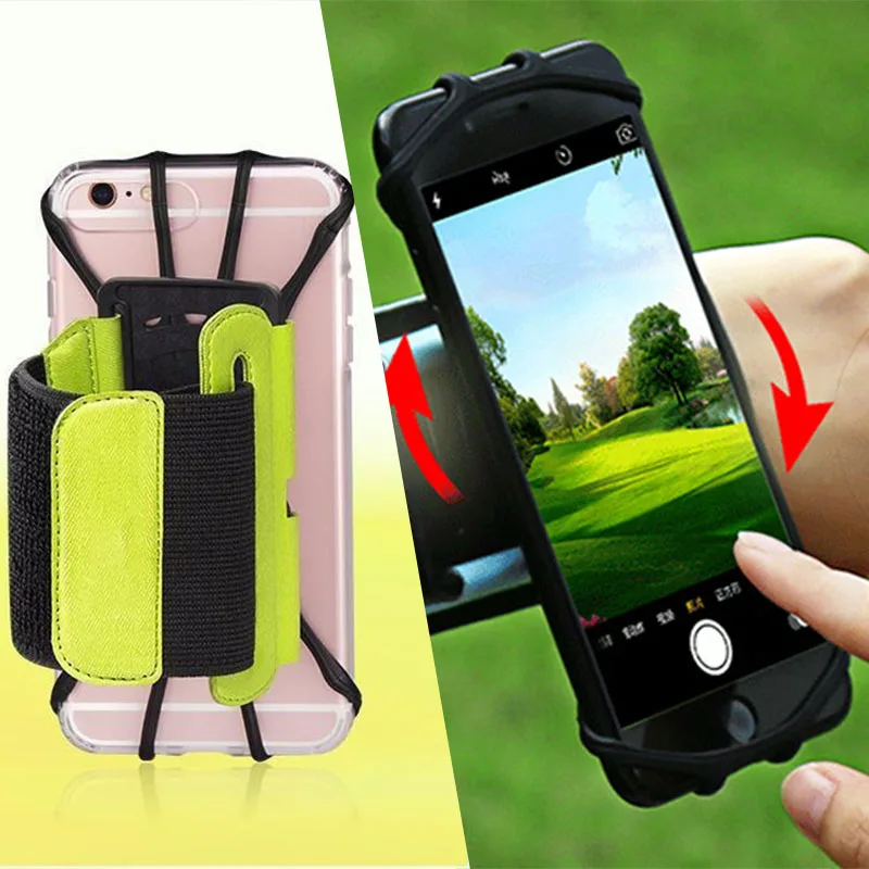 

Universal Sports Armband Case for 4-6 inch screen mobile phone 360 degree Rotating Wrist Bracket Running Arm Band Bag