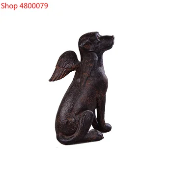 

Home Decoration Resin Miniature Figures Angel Angel Dog Dog Statue Sculpture Crafts Creative Desktop Decoration Wedding Gifts