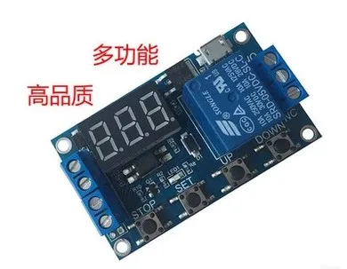 6 30V Relay Module Switch Trigger Time Delay Circuit Timer Cycle Adjustable