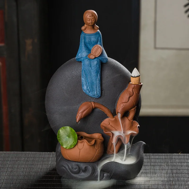 

2019 Incense Holder Product Huahaoyuan Dripping Backflow Incense Burner Factory Direct Batch Decoration Household A Replacement