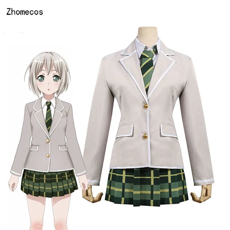 Zhomecos Amine BanG Dream Afterglow Aoba Moka костюм для косплея первоклассная зимняя Униформа Sundent