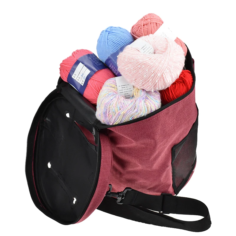 Looen пустая сумка для хранения вязальной пряжи большая емкость для женщин домашние крючки для вязания крючком нить ПРЯЖА DIY Швейные аксессуары сумка для хранения