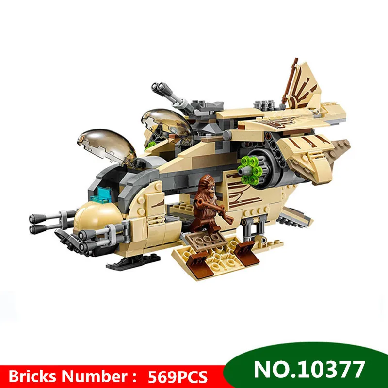 

569pcs Bela Diy Star Wars 7 Wookiee Gunship Model Building Block Compatible With Legoingly Bricks Toys For Children Kids Gifts