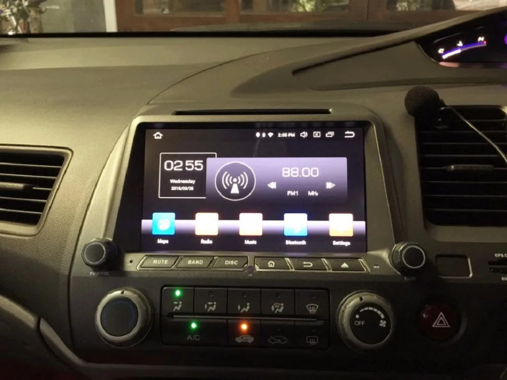 Автомобильный DVD-плеер PX6 4 Гб + 64 ГБ 2 din 8 дюймов Android 10 GPS для Honda Civic Right 2006-2011 стерео