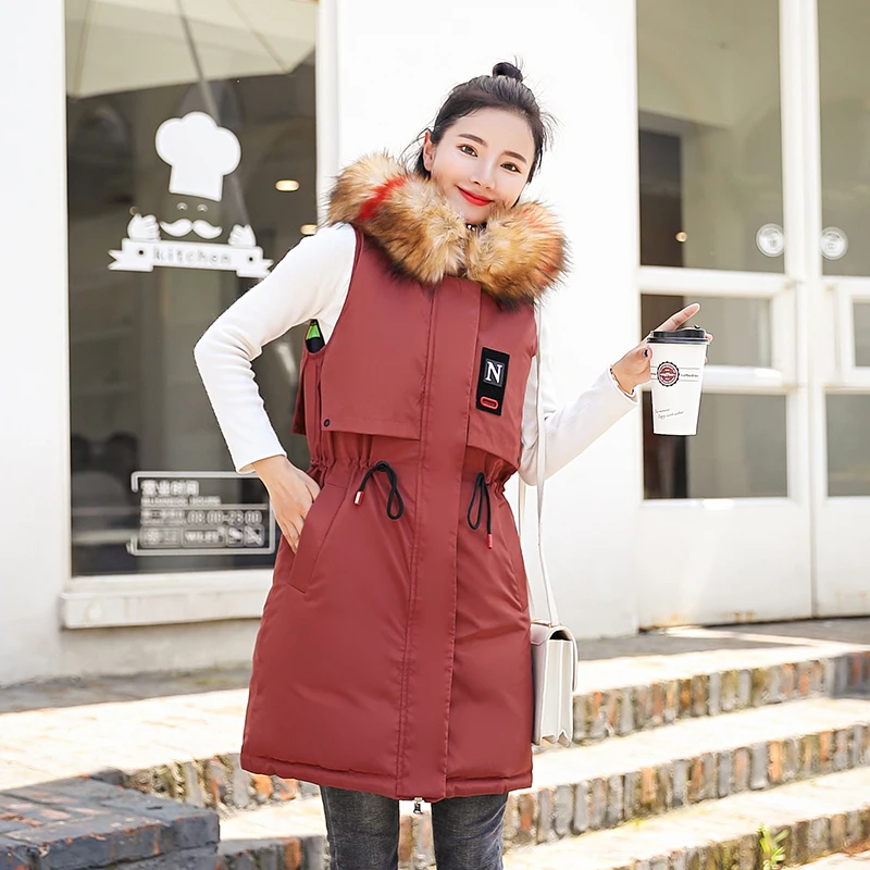 

Cheap wholesale 2018 new autumn winter Hot selling women's fashion casual female nice warm Vest Outerwear L609