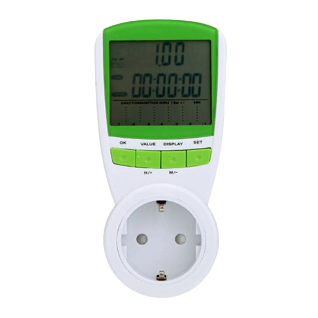 

EU US UK Plug LCD Digital Wattmeter Voltmeter Power Meter Tester 230V 50Hz Wattage Voltage Current Frequency Monitor Analyzer