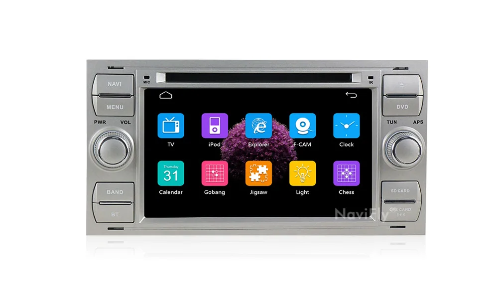 Flash Deal Navifly Free shipping! 7Inch 2din windows ce6.0 Car DVD Player For C-Max Connect Fiesta Fusion Galaxy Kuga Mondeo S-Max Focus 14
