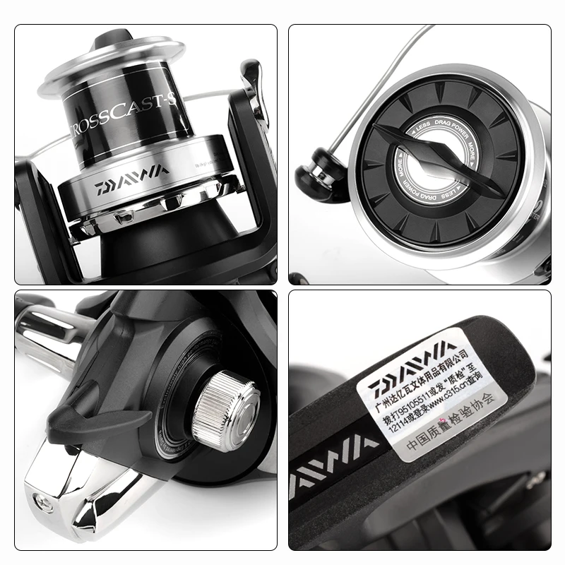 Оригинальная DAIWA CROSSCAST 5000/5500/6000 спиннинговая Рыболовная катушка 3 + 1BB 4 9: 1
