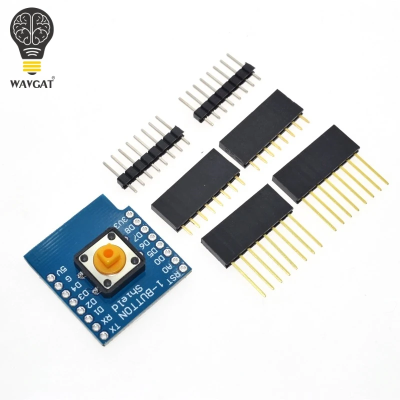 

1-Button Shield for WAVGAT D1 mini button