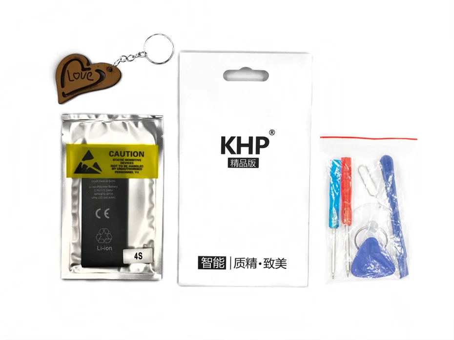 Original KHP Phone Battery For iPhone 4S Battery 1430mAh Repair Tool 0 Cycle Replacement Mobile Batteries Sticker (19)