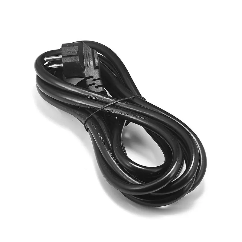 

10pcs EU Power Cable European Plug IEC C13 AC Power Extension Cord 3m 10ft 14AWG Wires For PC Computer PSU Antminer 3D Printer