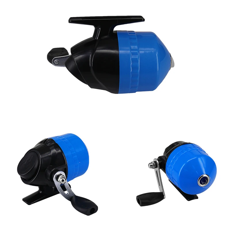 الشتاء قضيب كومبو جديد المنتج الجليد الصيد بكرة الصيد قضيب مجموعة خفيفة الوزن المحمولة مغلقة الصيد بكرة مجموعة