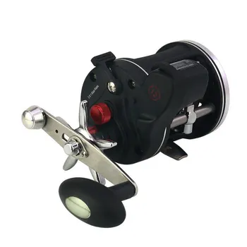 

YUMOSHI Trolling Reel Fishing Black Right Hand and Left Hand Casting Sea Fishing Reel Saltwater Baitcasting Reel Coil Pesca