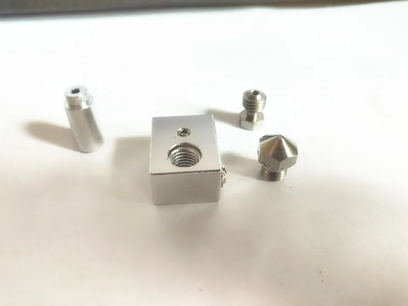 buy 1pcs MK10 All Metal Hotend Kit with heater block 0.4mm Nozzle for WANHAO CTC 3D printer