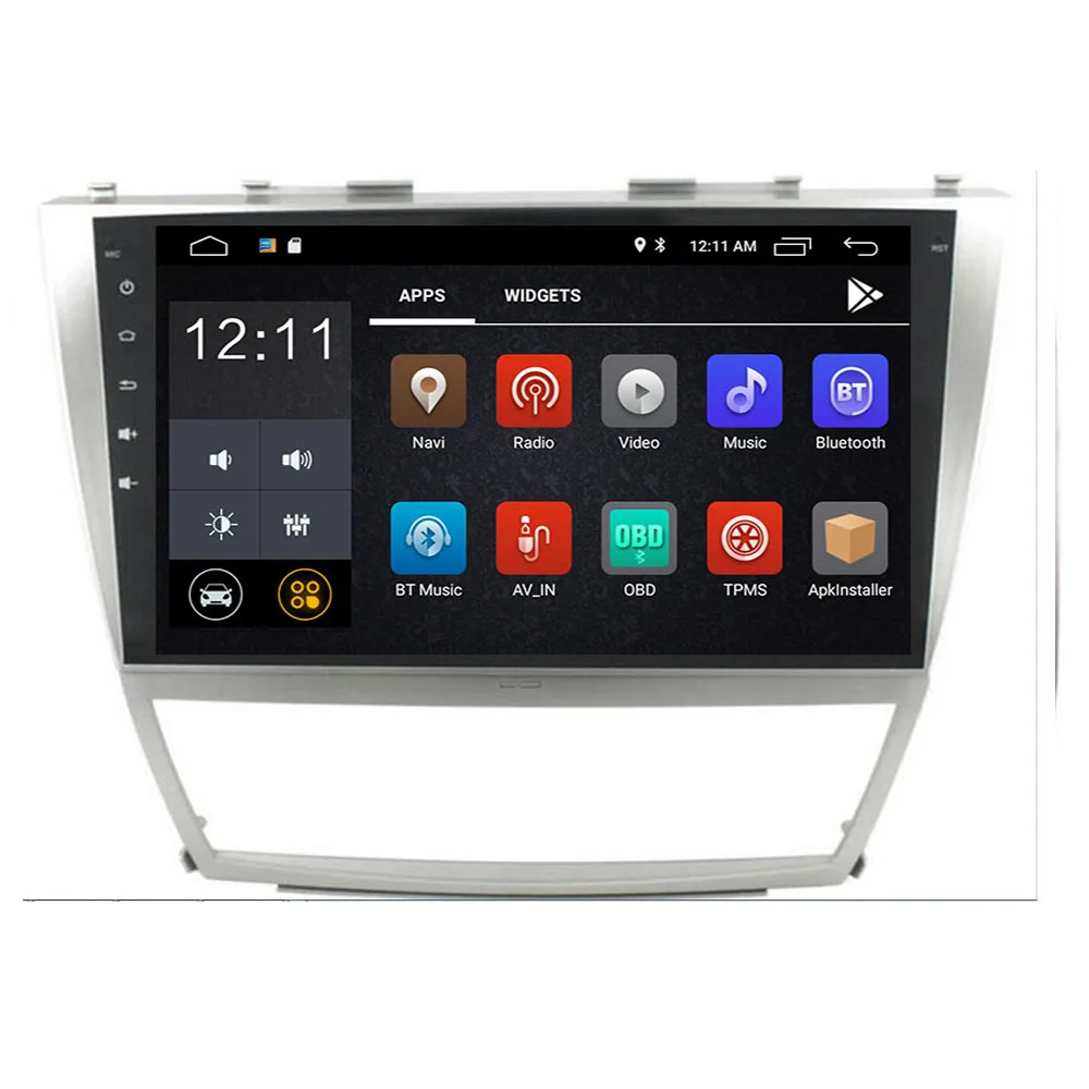 Sale 1024*600 2Din Android 9.0 4GB RAM Car DVD For TOYOTA CAMRY AURION v40 2007 2008 2009 2010 2011 auto radio Video with google play 3