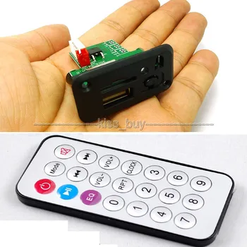 

Mini 5V 7-12V Lossless Audio Player WAV MP3 Decoding Decoder Board + if remote control