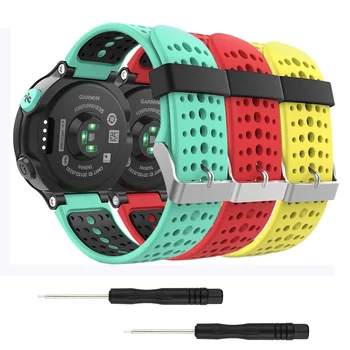 

3Pcs Smart Watch Bands For Garmin Forerunner 230/220/235/620/630/735XT Silicone Wrist Strap Bracelet For Garmin Forerunner 235