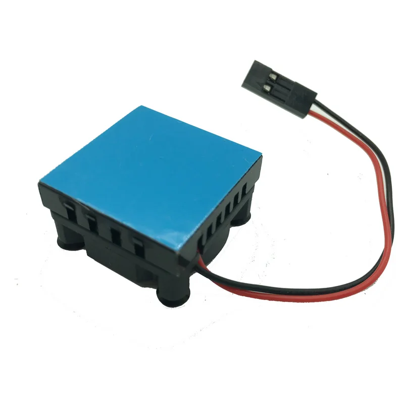 Raspberry-Pie-3B-Fan-heatsink-Suite-module-with-blue-heatsink-sticker-25-25-13mm (2)