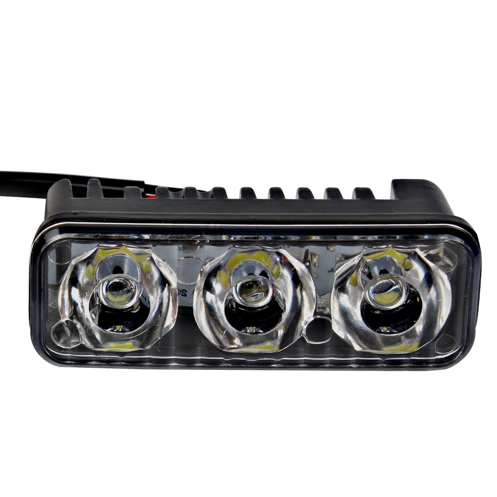 2Pcs Car DRL Daytime Running Lights DC 12V Car Styling Light Source High Quality Waterproof 6