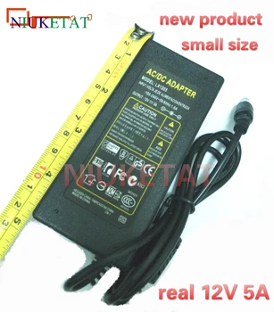 

New product 12V 5A 12V5A 60W LED strip power adapter AC 110-240V 5.5*2.5-2.1 LED Power Supply Adapter drive RGB 2835 LED Strip