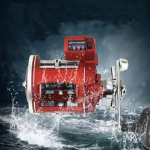 5,2: 1 рыболовная леска счетчик Катушка 12 BB шарикоподшипник рыболовное колесо Baitcast Катушка Рыболовная катушка Pesca рыболовные снасти