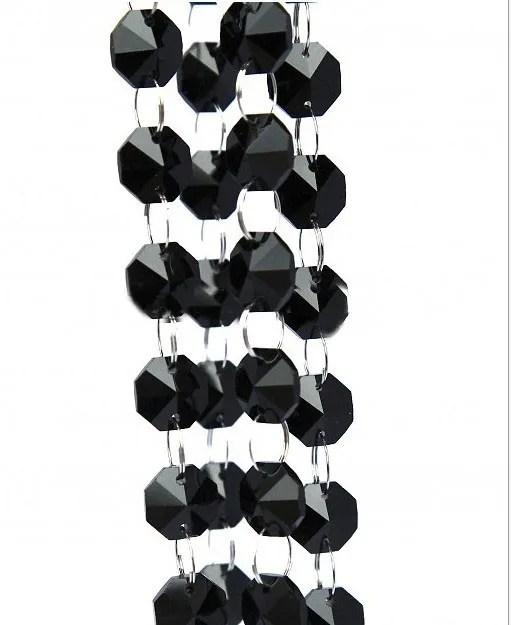 

14mm crystal octagon Blue bead strand curtain,5M/ lot,Crystal garland Strands,Wedding&Christmas part,crystal bead chain
