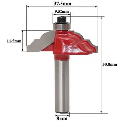 1 шт. 8 мм хвостовиком входной двери для длинных шипов маршрутизатор бит Деревообработка cutter Деревообработка биты шип Резак для