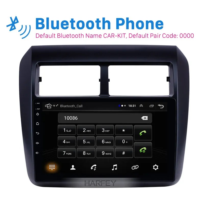 Harfey для Toyota AGYA/WIGO 2013 2014 2019 Android 9. 0 9 &quotосновное устройство GPS стерео с AUX WIFI