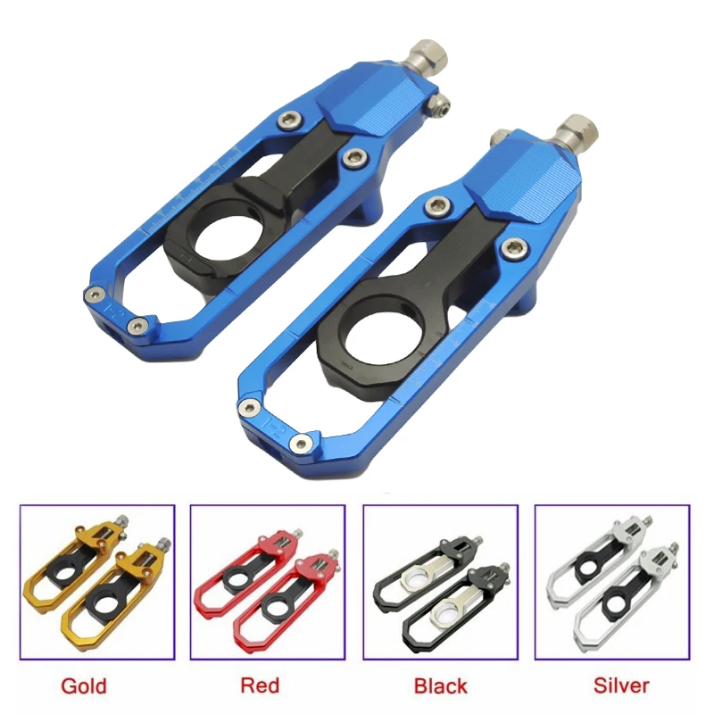 For Suzuki GSXR1000 Chain Adjusters Tensioners CNC Aluminum For Suzuki