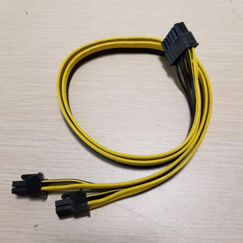 

10pcs/lot Modular Power Supply Cable 12Pin to 2 x 6Pin for Corsair AX650 AX750 AX850 50cm