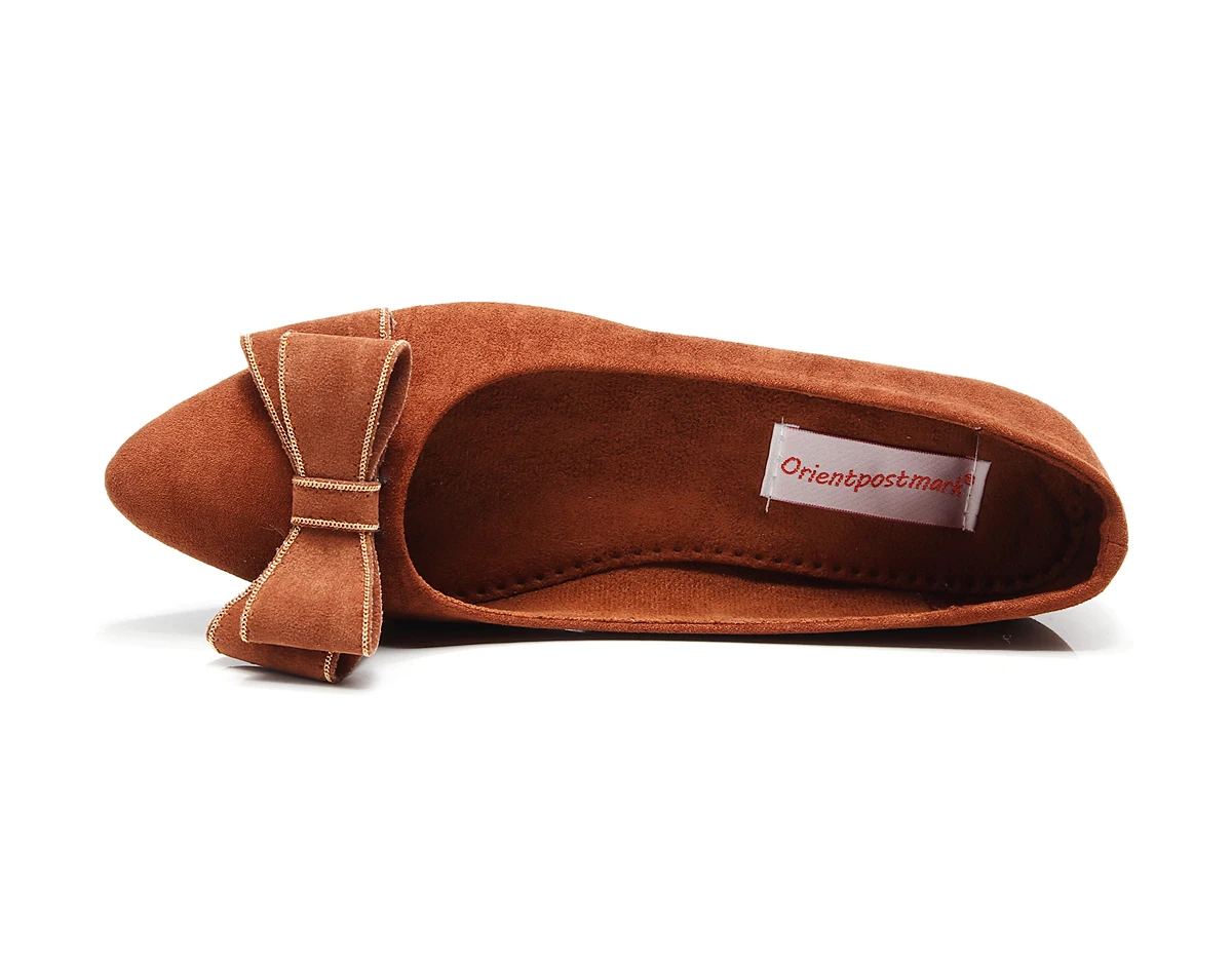 OrientPostMark Women Ballet Flats Shoes Women's Pregnant Flats Boat Shoes Women Flats Shoes for Work Cloth Sweet Loafers Slip On Women's Shoes