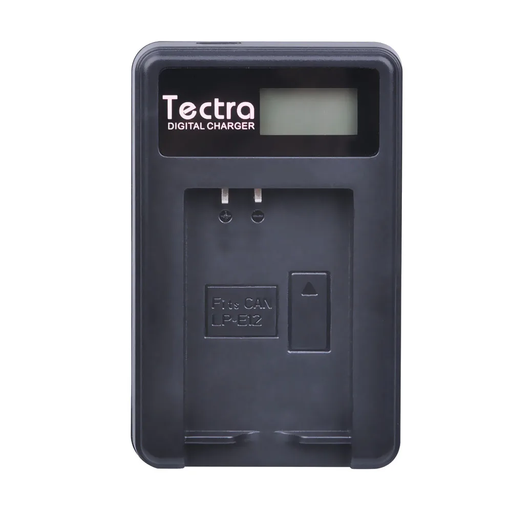 Tectra Премиум LP-E12 LP E12 LCD USB Цифровое зарядное устройство для Canon EOS M M2 100D EOSM EOSM2 EOS100D |