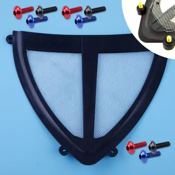 

beler New Motorcycle Exhaust Header Grille Guard Cover Protector Kit with Screws Fit For YAMAHA YZF-R3 2015 2016