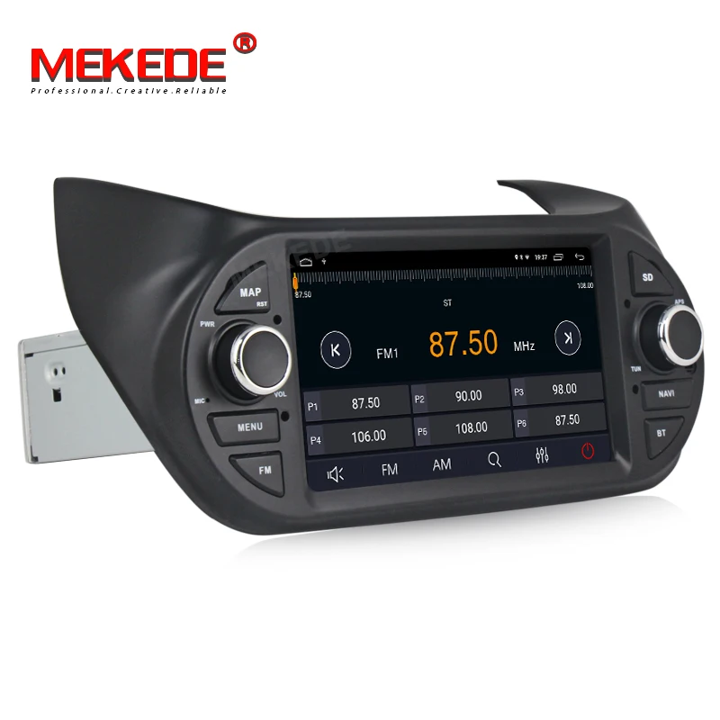 Excellent 7"  Android 9.1 2+32G Car Stereo For Fiat Fiorino Qubo Citroen Nemo Peugeot Bipper Auto Radio FM GPS Navigation WiFi No DVD 2