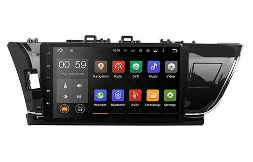 ANDROID 8.0 OCTACORE FOR TOYOTA COROLLA WIFI GPS BLUETOOTH EASY CONNECT MIRROR LINK FULL HD TOUCH SCREEN CAR AUDIO SYSTEM |