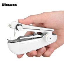 1 шт. мини-швейная машина, портативная ручная швейная машина для одежды, сделай сам, ткань для шитья, рукоделие, швейный инструмент для домашнего использования в путешествиях