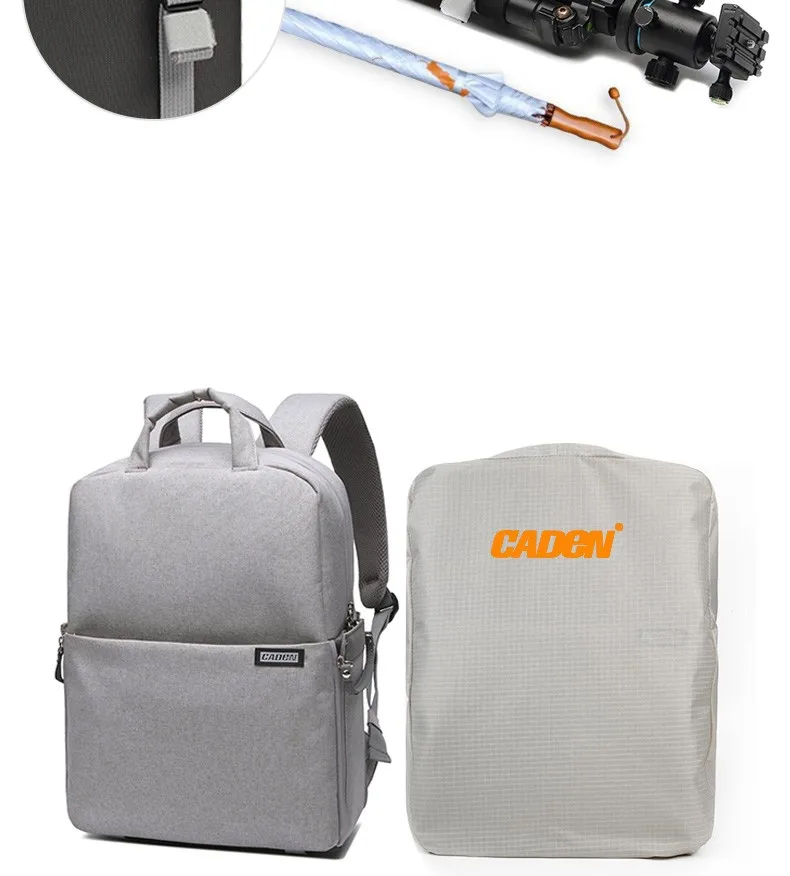 CADeN L5 камера сумка цифровая камера сумка для видео водонепроницаемый ноутбук 1" Школьная Повседневная Фото сумка для Canon Nikon sony камера рюкзак