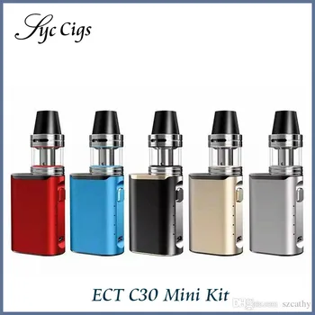 

Original ECT C30 Mini Kit Top filling Kenjoy Met 2ml Atomizer Built-in 1200mAh Battery Vaporizer Box Mod Electronic Cigarette