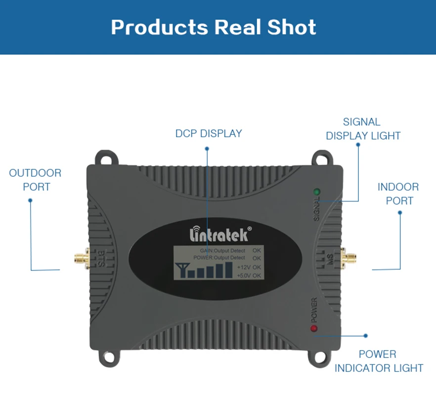 Lintratek 3g повторителя усилитель WCDMA 2100 мГц сигнала LTE Группа 1 с ЖК дисплей Дисплей