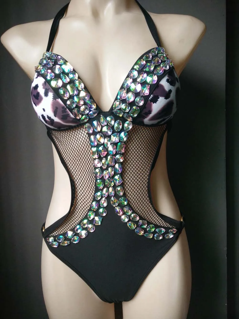 Venus vacation traje de baño piedras ostentosas chica, bikini de rejilla, conjunto de bikini de malla con diamantes de imitación|bikini set|bikini bikinibikini mesh - AliExpress